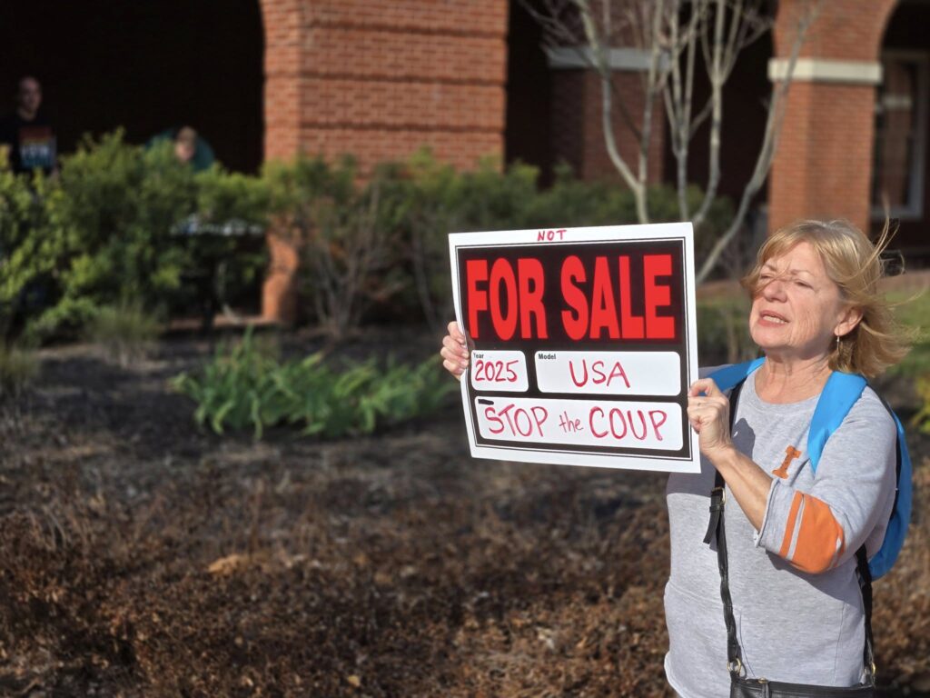 Cynthia Free from Indivisible Knoxville. Photo by Don Barkman.