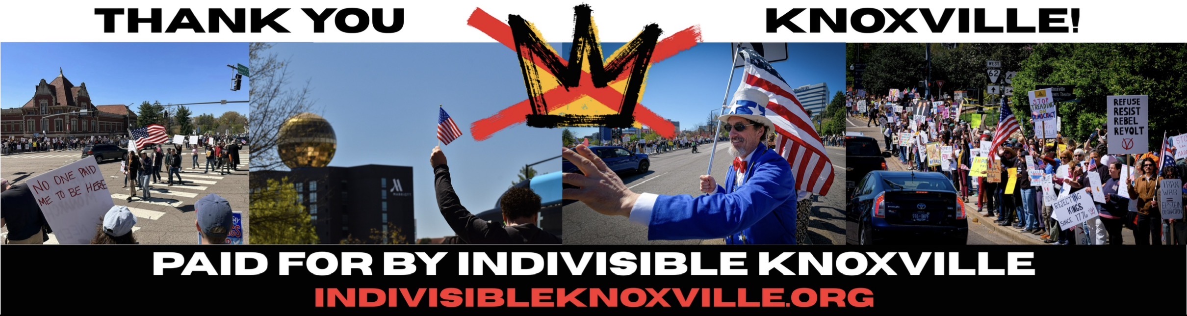 Last Day Of The No Kings 3 Billboard Campaign